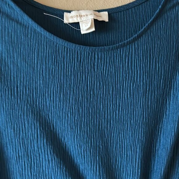 NEW Monteau Los Angeles Teal Dress - Picture 2 of 6